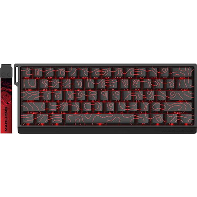 Madlions професионална геймърска механична клавиатура MAD 60 PRO - Black, 8K, Gateron Jade Customized [Linear]