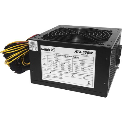 Makki захранване PSU 550W PFC Version 2 - MAKKI-ATX-550V2