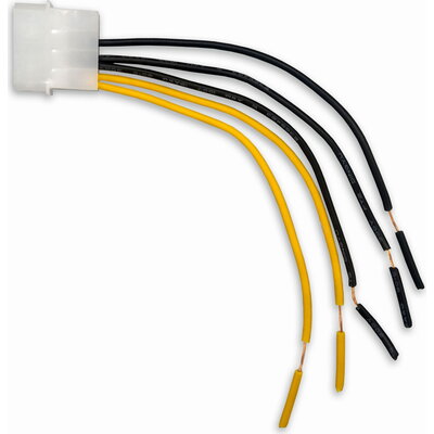 Makki кабел Cable Male Molex -> wires 2x12V 3xGround