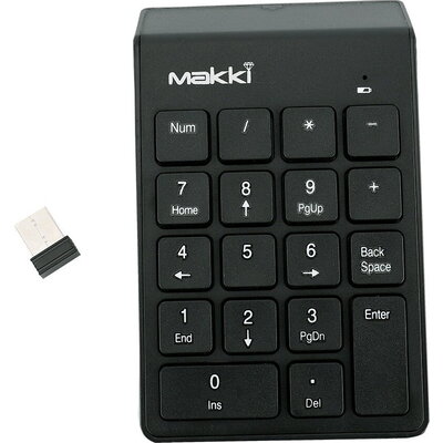 Makki цифрова безжична клавиатура кийпад Keypad Wireless - MAKKI-KP-001-WL