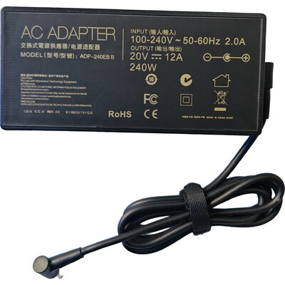 Makki зарядно за лаптоп заместител Laptop Adapter ASUS - 20V 12A 240W 6.0x3.7mm - MAKKI-NA-AS-86
