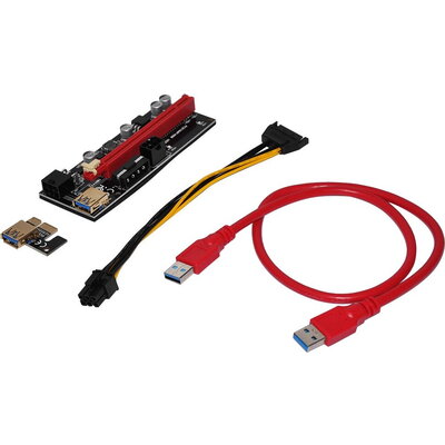 Makki Екстендер Mining Riser PCI Express 1x to 16x - 270uf - MAKKI-SR139-270