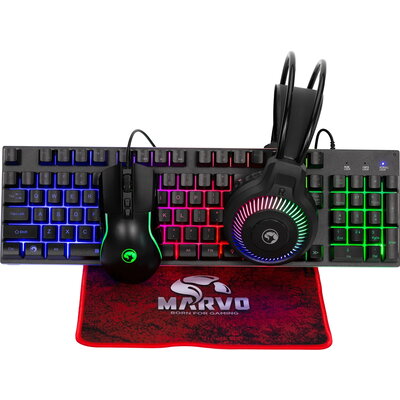 Marvo Геймърски комплект Gaming COMBO Loot 40 CM416 4-in-1