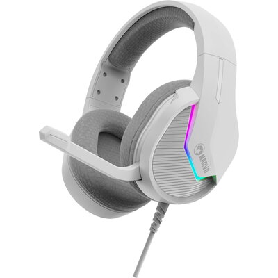 Marvo геймърски слушалки Gaming Headphones H8618 White - 50mm, USB, RGB