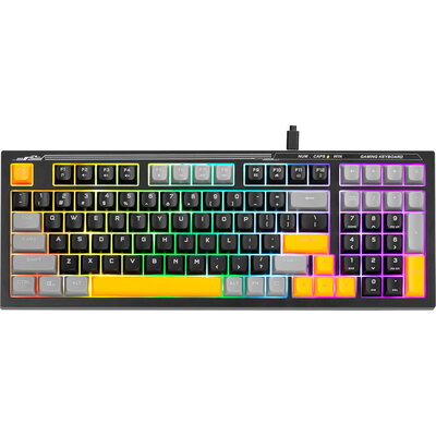 Marvo геймърска клавиатура Gaming Keyboard Soldat S50A - Rainbow, 98 keys