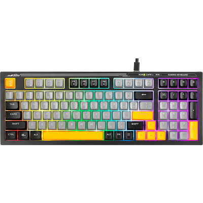 Marvo геймърска клавиатура Gaming Keyboard Soldat S50B - Rainbow