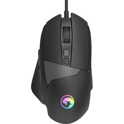 Marvo Геймърска мишка Gaming Mouse M411 RGB - 12800dpi, programmable, 1000Hz