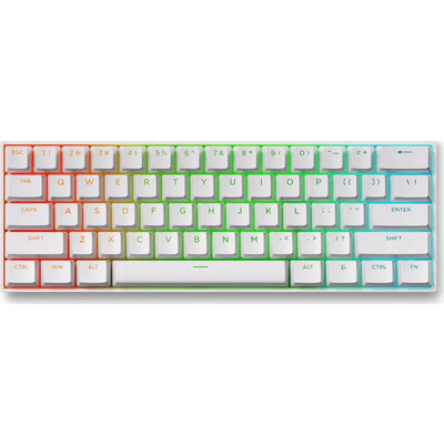 MCHOSE геймърска механична клавиатура Ace 60 Pro - 8K, TTC Uranus Magnetic Switch - Standard White