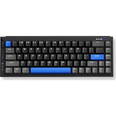 MCHOSE геймърска механична клавиатура Ace 68 Turbo - 16K, Mount Tai Magnetic Switch GT Black