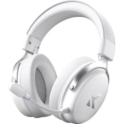 MCHOSE безжични геймърски слушалки Wireless Gaming Headphones - V9 Pro Icy White