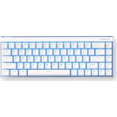 MCHOSE геймърска механична клавиатура Ace 68 Air - 8K, Mount Tai Magnetic Switch GT White