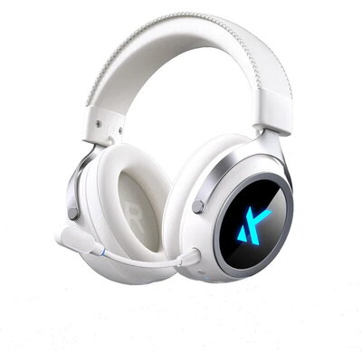 MCHOSE безжични геймърски слушалки Wireless Gaming Headphones - X9 White