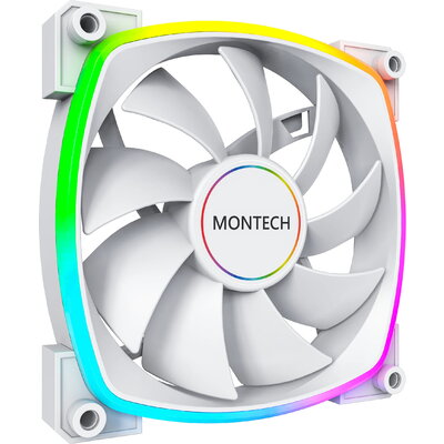 Montech вентилатор AX140 PWM, Fan 140mm, ARGB, White