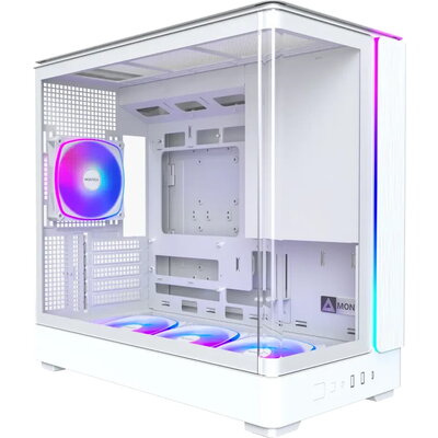 Montech кутия Case mATX - KING 15 PRO (W) - 4 x 120 mm A-RGB, USB-C Montech кутия Case mATX - KING 15 PRO (W) - 4 x 120 mm A-RGB, USB-C