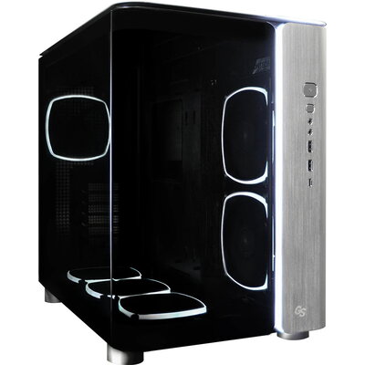 Montech кутия KING 95 Ultra, Dual Chamber Mid-tower Case, 6 ARGB Fans, Aluminium, Space Grey