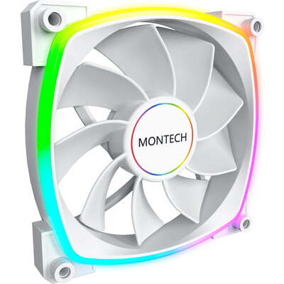 Montech вентилатор RX140 PWM, REVERSE Fan, 140mm, ARGB, White