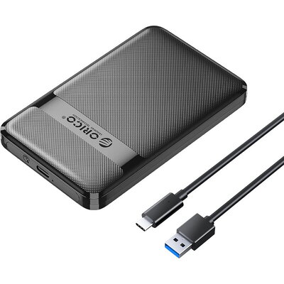Orico кутия за диск Storage - Case - 2.5 inch USB-C - 2577C3-V1-BK