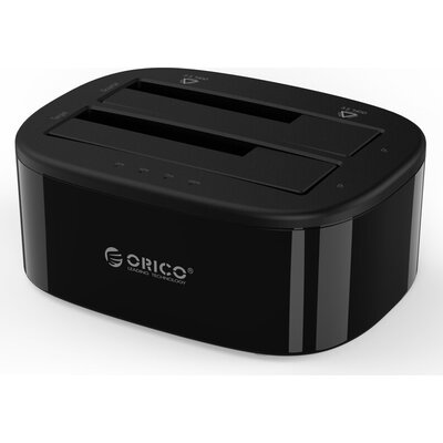 Orico докинг станция Storage - HDD/SSD Dock - 2 BAY Clone 2.5/3.5 USB3.0 - 6228US3-C