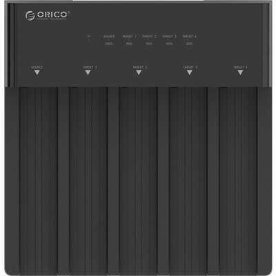 Orico докинг станция Storage - HDD/SSD Dock/Duplicator - 5x 2.5 and 3.5 inch USB3.0 - 6558US3