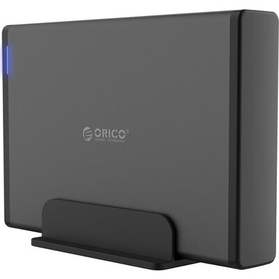 Orico кутия за диск Storage - Case - 3.5 inch Vertical, USB3.0, Power adapter, UASP, black - 7688U3-BK