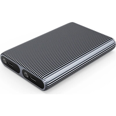 Orico външна кутия за диск Storage - Case - M.2 NVMe Dual-Bay - USB-C 10Gbps, Aluminium - AM2C3-2N-GY