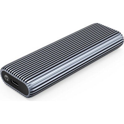 Orico външна кутия за диск Storage - Case - M.2 NVMe M-key 10 Gbps, Aluminium - AM2C3-G2-GY