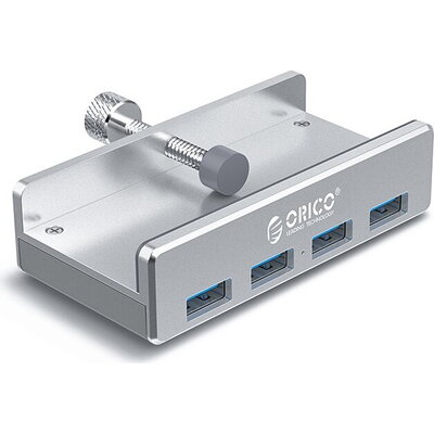 Orico хъб USB 3.0 HUB Clip Type 4 port -  Aluminum - MH4PU-SV