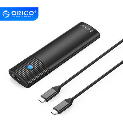 Orico външна кутия за диск Storage - Case - M.2 NVMe M/B key 10 Gbps Black - PWM2-G2