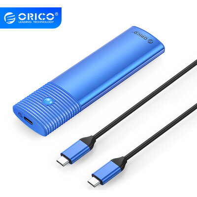 Orico външна кутия за диск Storage - Case - M.2 NVMe M/B key 10 Gbps Blue - PWM2-G2