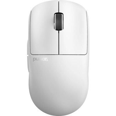 Pulsar професионална геймърска мишка Wireless Gaming Mouse X2 v3 Size1 White - 1K (8K compatible)