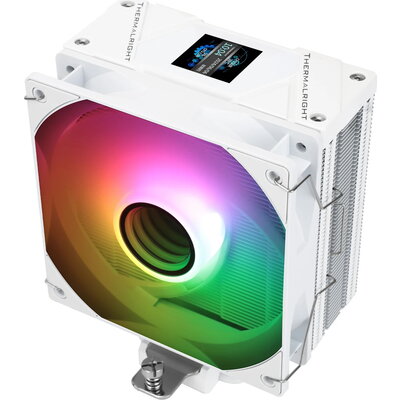 Thermalright охладител CPU Cooler Assassin Spirit 120 Vision A-RGB White - LCD Display, Infinity Mirror