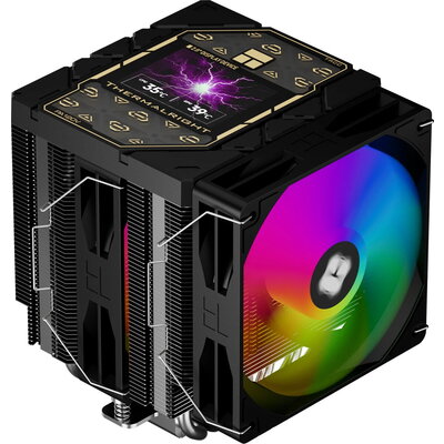 Thermalright охладител CPU Cooler Peerless Assassin 120 Vision ARGB - Dual-Tower - 2.8 inch Display, LGA1851/AM5