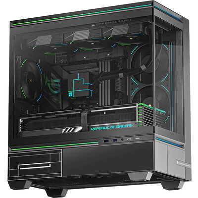 Thermalright кутия Case mATX - TL-M10 Black - USB-C