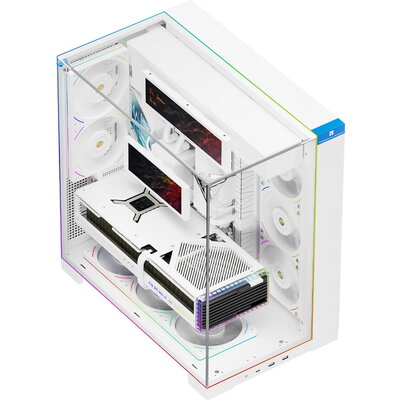 Thermalright кутия Case ATX - TR-A70 Vision White - 9.16 inch LCD Display, USB-C