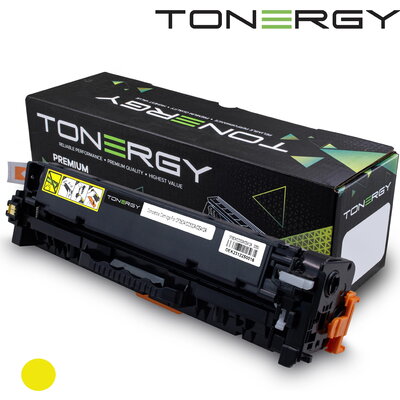Tonergy съвместима Тонер Касета Compatible Toner Cartridge HP 312A 304A 305A CF382A/CC532A/CE412A Yellow, Standard Capacity 2.7k