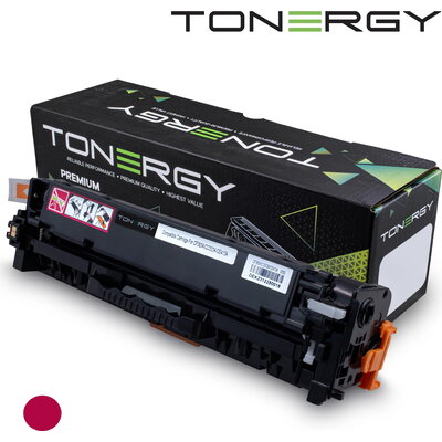Tonergy съвместима Тонер Касета Compatible Toner Cartridge HP 312A 304A 305A CF383A/CC533A/CE413A Magenta, Standard Capacity 2.7