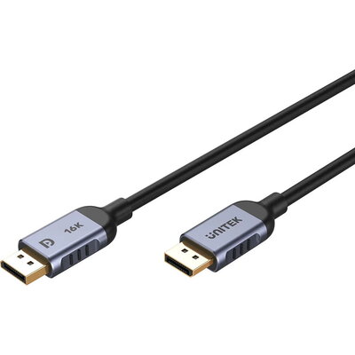 Unitek кабел Display Port 2.1 DP M / M - 8K@120Hz, Black - C1626GY-2M