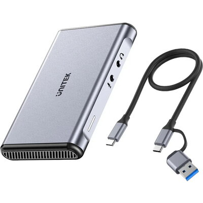 Unitek външна кепчър карта Video Capture Card - 4K@60Hz, Aluminium - V1177AGY01