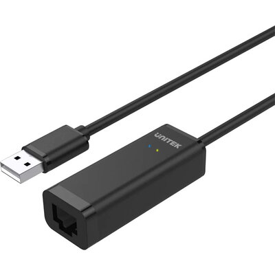 Unitek адаптер USB to LAN 100Mbps black - Y-1468