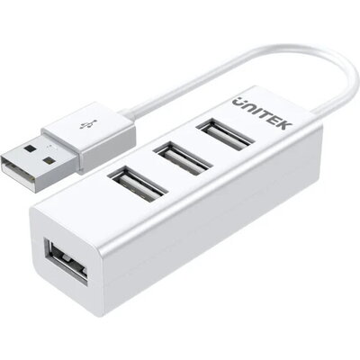 Unitek хъб USB 2.0 HUB 4 port White - Y-2146