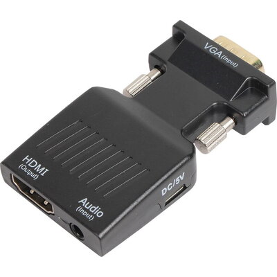 VCom адаптер Adapter VGA M / HDMI F with Audio - CA337A