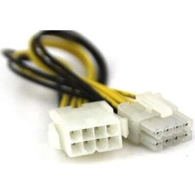 VCom Удължение Extension Cable 8pin EPS ATX - CE314-0.3m