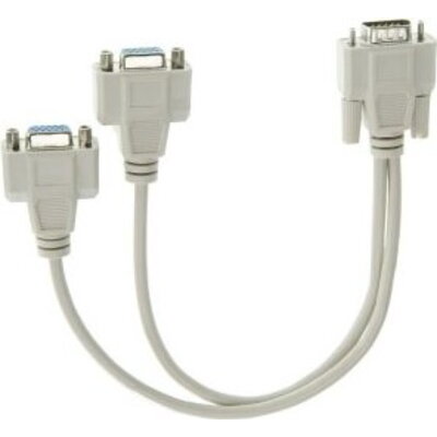 VCom Сплитер VGA splitter HD15 M - 2xHD15 F - CG021-0.2m