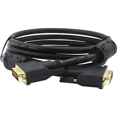 VCom Кабел DVI 24+1 Dual Link M / M +2 Ferrite - CG441GD-1.8m