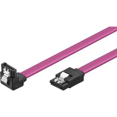 VCom Кабел SATA Cable W/Lock Right Angle - CH302R-0.45m