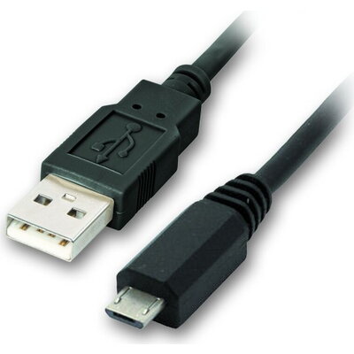 VCom Кабел USB 2.0 AM / Micro USB M - CU271-0.8m