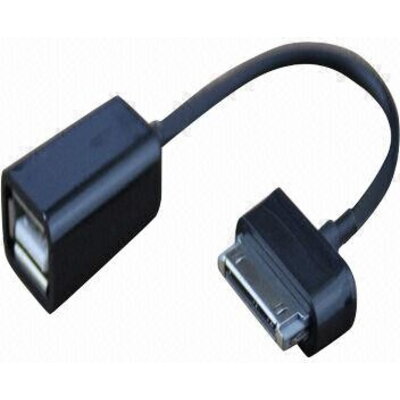 VCom Кабел OTG Samsung M / USB AF Black - CU277-0.15m