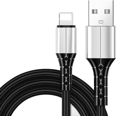 VCom кабел Cable iPhone Lighting/USB data 2A 1m - CU287L