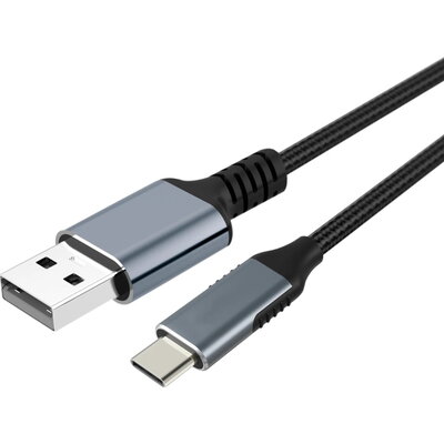 VCom Кабел USB 3.1 Micro type C / USB 2.0 AM Black - CU405M-1.8m