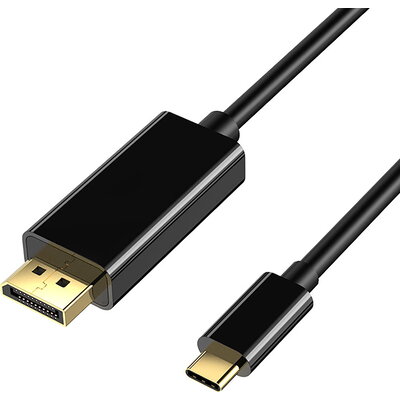 VCom кабел Cable Type-C to DisplayPort - Black - CU422C-1.8m